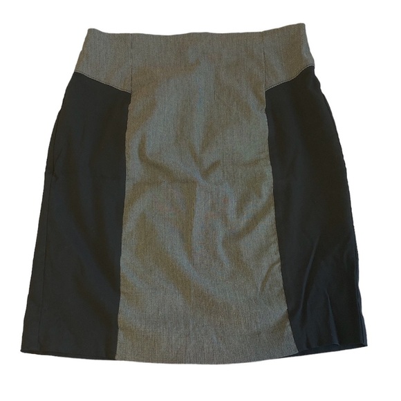 VAN HEUSEN Skirt Women's Size US4 Black Stretch Extensible Solid Grid Print - Picture 9 of 9